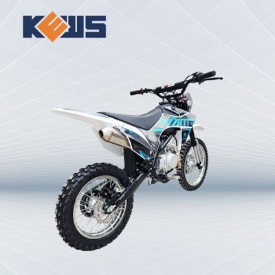 KEWS Llanta de Hierro 125CC Pitbike 4 Tiempos Enduro Motocicletas Suspensión Trasera Para Adolescentes
