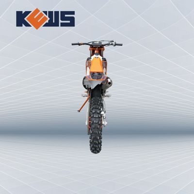 KEWS MT250cc Marco Naranja Refrigeración por Agua 2 Tiempos Motocicleta Todoterreno con Llantas EXCEL