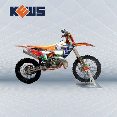 Tija de dirección CNC para moto de 2 tiempos KEWS de 250cc refrigerada por agua, con gran potencia