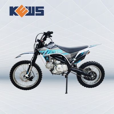 KEWS Llanta de Hierro 125CC Pitbike 4 Tiempos Enduro Motocicletas Suspensión Trasera Para Adolescentes