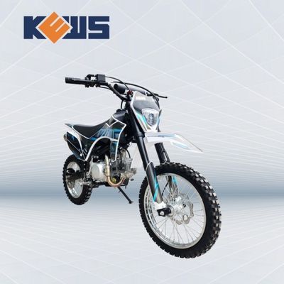 KEWS Llanta de Hierro 125CC Pitbike 4 Tiempos Enduro Motocicletas Suspensión Trasera Para Adolescentes